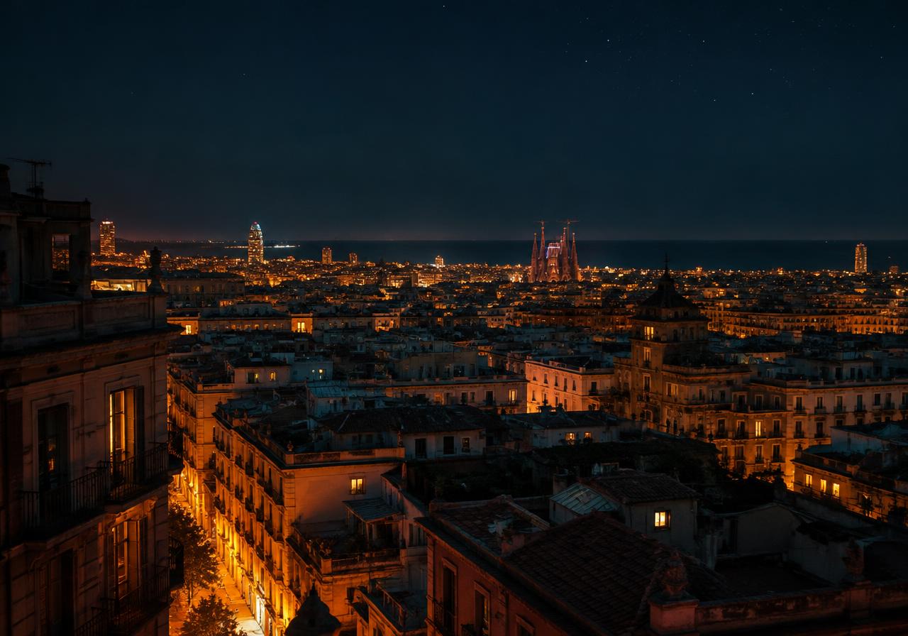 Barcelona de noche